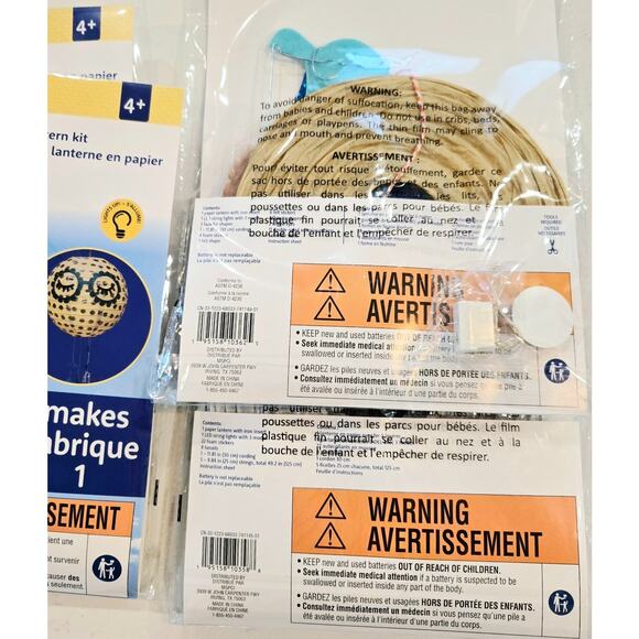 Creatology Light Up Paper Lantern Kit - 4 Total- Comes with Lights - Picture 2 of 4